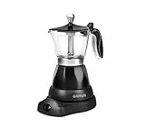G3 Ferrari G10028 Bonjour Moka Elettrica, 400 W, 3 Cups, Alluminio, Grigio, Argento