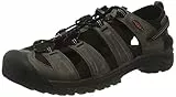 KEEN Targhee 3 Closed Toe, Sandalo Sportivo Uomo, Grey/Black, 44 EU