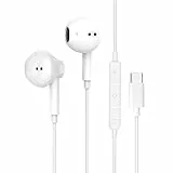 Cuffie USB C, Cuffie Type C Hi-Fi Stereo Con Microfono Auricolari USB Type C In-Ear, Auricolari USB C per Google Pixel 7 6A, Samsung Galaxy S23 Ultra A53/54 S22/21 S20,Huawei P30 pro/P40,OnePlus 11/10