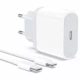 Anigaduo Caricatore USB C da 20 W e cavo di ricarica da 2 m per iPhone 14/14 Pro/14 Pro Max/14 Plus/13/12/11/SE, cavo di alimentazione USBC, adattatore di ricarica rapido