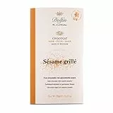 Dolfin Cioccolato Fondente con Semi di Sesamo Tostati - Cioccolato Ricco e Cremoso con Semi di Sesamo Croccanti - Cioccolato Fondente Regalo per Golosi - Prodotto in Belgio, Tavoletta da 70g