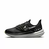 Nike Air Winflo 9 Shield, Scarpe da Corsa su Strada Donna, Nero (Black White Dk Smoke Grey Volt), 36 EU