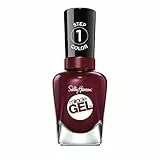 Sally Hansen Miracle Gel, Smalto in 2 Step, Lunga Tenura Fino a 14 Giorni, 480 Wine Stock, 14.7 ml (Confezione da 1)