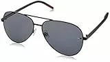 TOMMY HILFIGER TJ 0008/S, Sunglasses, Unisex - Adulto, 60, Nero (Mtt Schwarz)