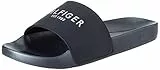 Tommy Hilfiger Scarpe da Mare Donna TH Glitter Pool Slide Ciabatte, Blu (Desert Sky), 38 EU