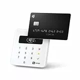 SUMUP Lettore di Carte SumUp Air per pagamenti con Carta di debito, Credito, Apple Pay, Google Pay. Dispositivo Portatile contactless - avvicina Soltanto la Carta, Il Telefono o in modalità Chip & Pin