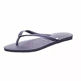 Havaianas Slim, Infradito Donna, Black, 37/38 EU
