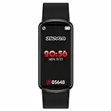 Smartwatch Seven –Orologio Uomo Donna Ragazzi– Orologio Fitness Impermeabile IP68, Contapassi, Cardiofrequenzimetro, Monitor Sonno, Modalità Multi-Sport, Notifiche Chiamate e Chiamate, Dispositivo GPS