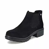 Rieker Donna Mocassini 76884, Signora Pantofole,Pantofola,Scarpe Casual,Ingresso Aperto,Nero (Schwarz / 00),43 EU / 9 UK