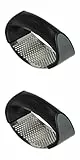 2 pezzi spremiaglio schiacciapatate tritacaglio frantoio aglio Aglio Peeler Pressa Aglio Acciaio Inox Aglio Press frantoio da cucina, Impugnatura Ergonomica Facile da usare