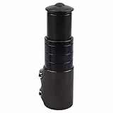 Azarxis Prolunga Manubrio MTB Rialzo Manubrio Bici da Corsa Attacco Manubrio MTB Stelo Forcella Prolunga per Bici (Nero Unito, 12.3)