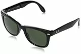 Ray-Ban Occhiali da Sole WAYFARER FOLDING RB 4105, 50/22/140 unisex, Nero/verde