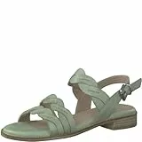MARCO TOZZI Damen 2-2-28107-28 Leder Sandalette, Sandali con Tacco Donna, Salvia, 38 EU