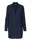VERO MODA Vmbrushedkatrine Ss23-Giacca Boos Giacca, Navy Blazer/Dettaglio: Melange, S Donna