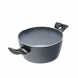 Moneta Aria Finegres Casseruola antiaderente naturale 24cm, anche per induzione, Made in Italy