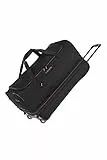 travelite 2 ruote trolley borsa da viaggio taglia L con piega ad espansione, serie bagagli BASICS: morbida con volume extra, 70 cm