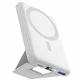 Power Bank Magnetico, AOGUERBE 10000mAh Caricabatterie Portatile Wireless, PD 22.5W Caricatore Powerbank con LED Display, Batteria Esterna con MagSafe per iPhone 15/14/13/12/Mini/Pro/Pro Max