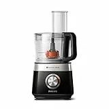 Philips Robot Da Cucina Compatto - 850W, 31 Funzioni, Recipiente Da 2.1L, PowerChop, Lama In Acciaio Inossidabile (HR7530/10)