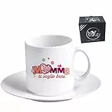 My Custom Style tazzina Espresso+piattino#Mamma TiVoglioBene#60x57mm