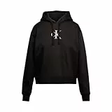 Calvin Klein Jeans Gradient Felpa con Cappuccio Felpe, CK Black, XS Donna