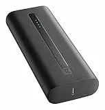 Cellularline | Caricabatterie Portatile Thunder | Carica Batterie Powerbank da 20000mAh - Carica Rapida per Cellulare - Compatto - Cavo USB C Incluso