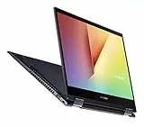 ASUS VivoBook Flip 14 TM420U, Notebook Convertibile 360° in Alluminio, 1.5 kg, Touch-Screen 14' FHD Glossy, AMD Ryzen 5 5500U, RAM 8GB, 256GB SSD PCIE, Windows 10, Nero Lucido