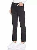 Lee Marion Straight, Jeans, Donna, Black Rinse 47, 31W / 33L