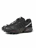 SALOMON Speedcross 4, Scarpe da Ginnastica Basse Donna, Nero Black Metallic, 39 1/3 EU