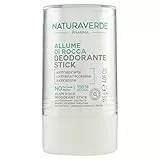 Naturaverde | Pharma - Stick Deodorante, Allume di Rocca, per Pelli Sensibili, 100% Naturale, 115g
