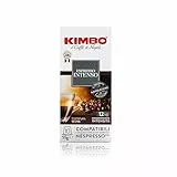 Kimbo Intenso - Capsule Caffè Compatibili Nespresso, Intensità 12/12, 10 Astucci da 10 Capsule (Totale 100 Capsule)