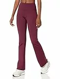Amazon Essentials Crea i tuoi leggings Studio Sculpt a vita alta da stivale (In precedenza Core 10) Donna, Bordeaux Scuro, XL Plus