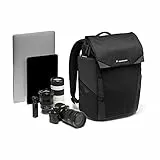 Manfrotto Zaino Fotografico Chicago Piccolo, Multiuso, per Trasporto Macchina Fotografica e Accessori, in Tessuto Idrorepellente, Zaino Macchina Fotografica con Vano PC e Tablet, con Porta Treppiede