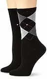 Tommy Hilfiger CLSSC SOCK, Calzini, Donna, Nero (Black), 39-42