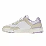 K-Swiss Sneakers da donna Match Pro LTH, Sports Trainers, Natural Leather, comode ed eleganti, casual, Eva and CMEVA, bianco, Whitecap - Petale grigio orchidea bianca, 37.5 EU