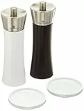Zassenhaus Augsburg - Set macinapepe e macinasale, 18 cm, colore: Bianco/Nero