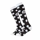 O'NEAL | Calzini Motocross Mountainbike | MTB Downhill Freeride | Assorbimento del sudore, tallone rinforzato e area della suola | Pro MX Candy | Unisex | Adulto | Nero Bianco | Taglia unica