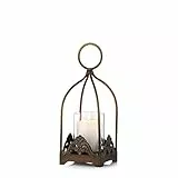 Sziqiqi Lanterne a Candela Decorative Vintage Portacandele per Candela a Colonna di Portacandele a Sospensione Rustico Decorazione da Parete Per Matrimoni, Feste, Centrotavola Per Ricevimenti, Piccolo
