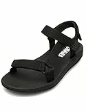Camper Match-k200958, Sandali piatti Donna, Nero, 39 EU