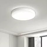 EASY EAGLE Plafoniera LED Soffitto 36W 4000K Neutro Bianco 3600LM IP44 Rotonda Moderno Plafoniere per Soggiorno Camera da letto Bagno Cucina Corridoio 23CM