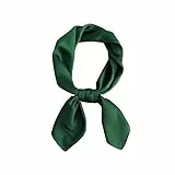 KOOYOL Sciarpe Donna Seta-Sciarpa di Seta Quadrata Sciarpa di Raso Bandane Leggero Elegante Fazzoletti da testa Protezione Solare Quattro Stagioni