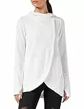 AURIQUE Felpa con Cappuccio Donna, Bianco, M