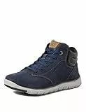 Geox J Xunday Boy A, Stivaletti Bambini e ragazzi, Blu/Nero (Navy/Black), 39 EU