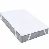 Utopia Bedding Coprimaterasso Impermeabile con Cinghie Elastiche - 90x200 cm - Proteggi Materasso Traspirante e Lavabile
