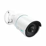Reolink 5MP Telecamera Esterno PoE Bullet con Rilevamento di Persone/Veicoli e Movimento, Telecamera IP Esterno Impermeabile IP66, Visione Nottura IR 30m, Audio Slot per Scheda Micro SD, RLC-510A