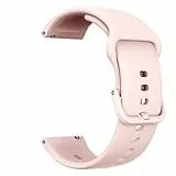 Woneligo Cinturino per Smartwatch per IDW13, Cinturini di Scambio Rapido in Silicone Morbido da 22MM, Sostituzione Braccialetti Impermeabili con Cinturino Regolabile, Rosa