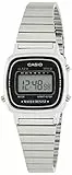 Casio Orologio da polso digitale da donna in acciaio inossidabile LA670W