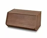 Iris Ohyama, Scaffale, Contenitore in legno, Credenza, 1 anta pieghevole, Versatile, Impilabile, Solido, Ufficio, Camera da letto, Soggiorno - Stack Box STB-600D - Marrone