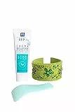 Easy Depil KIT CREMA DEPILATORIA VISO (Baffetti, Guance, Mento, Sopracciglia) 50 ml + Bracciale arabesque. Rapida, facile da usare, efficace, sicura. Con Proteine Vegetali Addolcenti. Pelle liscia.