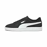 PUMA Smash 3.0 Buck, Scarpe da Ginnastica Unisex-Adulto, Nero Black, Bianco White, 44.5 EU