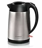 Bosch TWK3P420 DesignLine Bollitore, 2400 W, 1.7 L, Acciaio Inox
